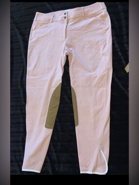 PINK TAILORED SPORTSMAN Trophy Hunter BREECHES  Mid Rise Waist 36L vixen Barbie
